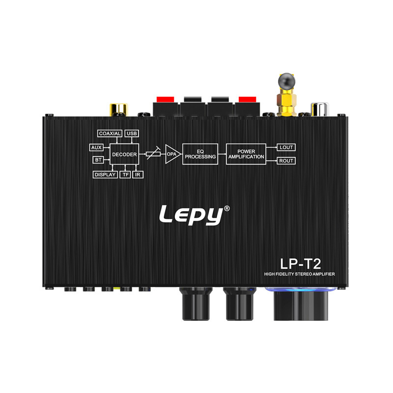 ‌Studio-Grade Amplifier: 50Wx2 Output & Noise-Free Design‌