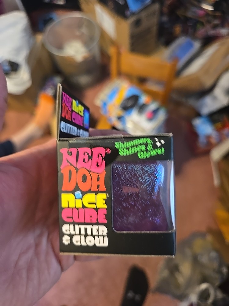 Schylling Nee Doh Purple Glitter Glow