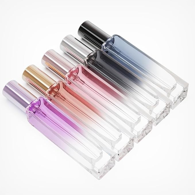 5PCS 10ml Refillable Travel Perfume Atomizer Bottles,Mini Empty Colorful Cologne