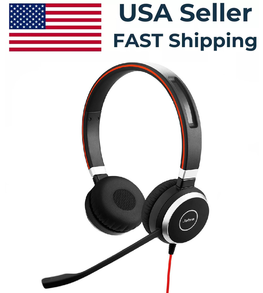 Jabra Evolve 40 UC Optimized Professional Wired Mono Headset - Black