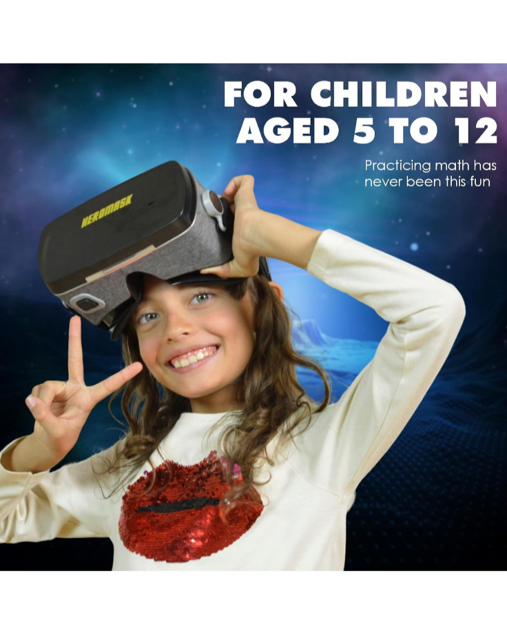 Heromask Mathematics VR Headset Virtual Math Games Age 5+