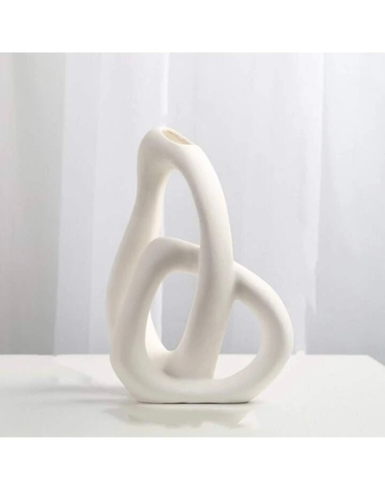 Modern Abstract Ceramic Vase, Nordic Style Home Decor