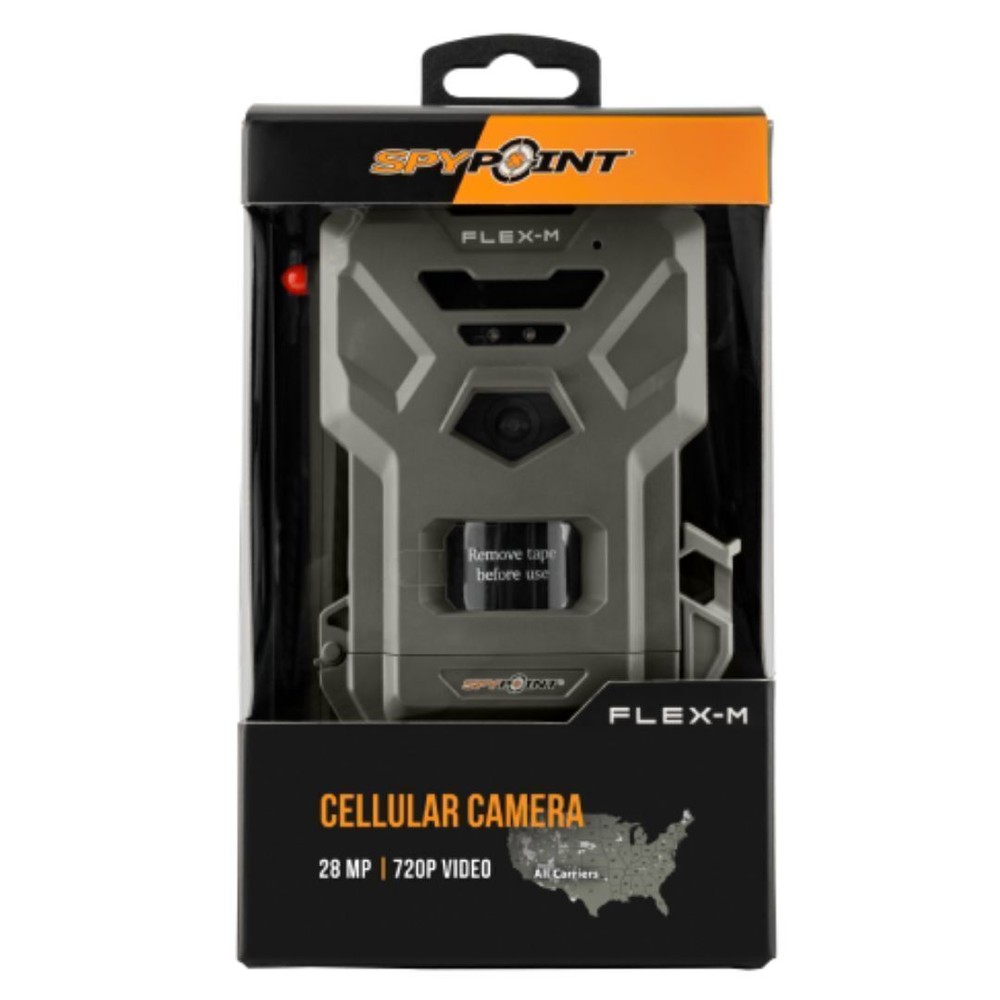 Spypoint FLEX-M US Solar Bundle FLEX-M Trail Camera and SPLB 10 Solar Panel