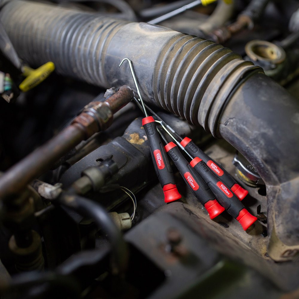 Curved Hook, Complex Hook, 90 Degree Hook Automotive Electrical work 4-Piece