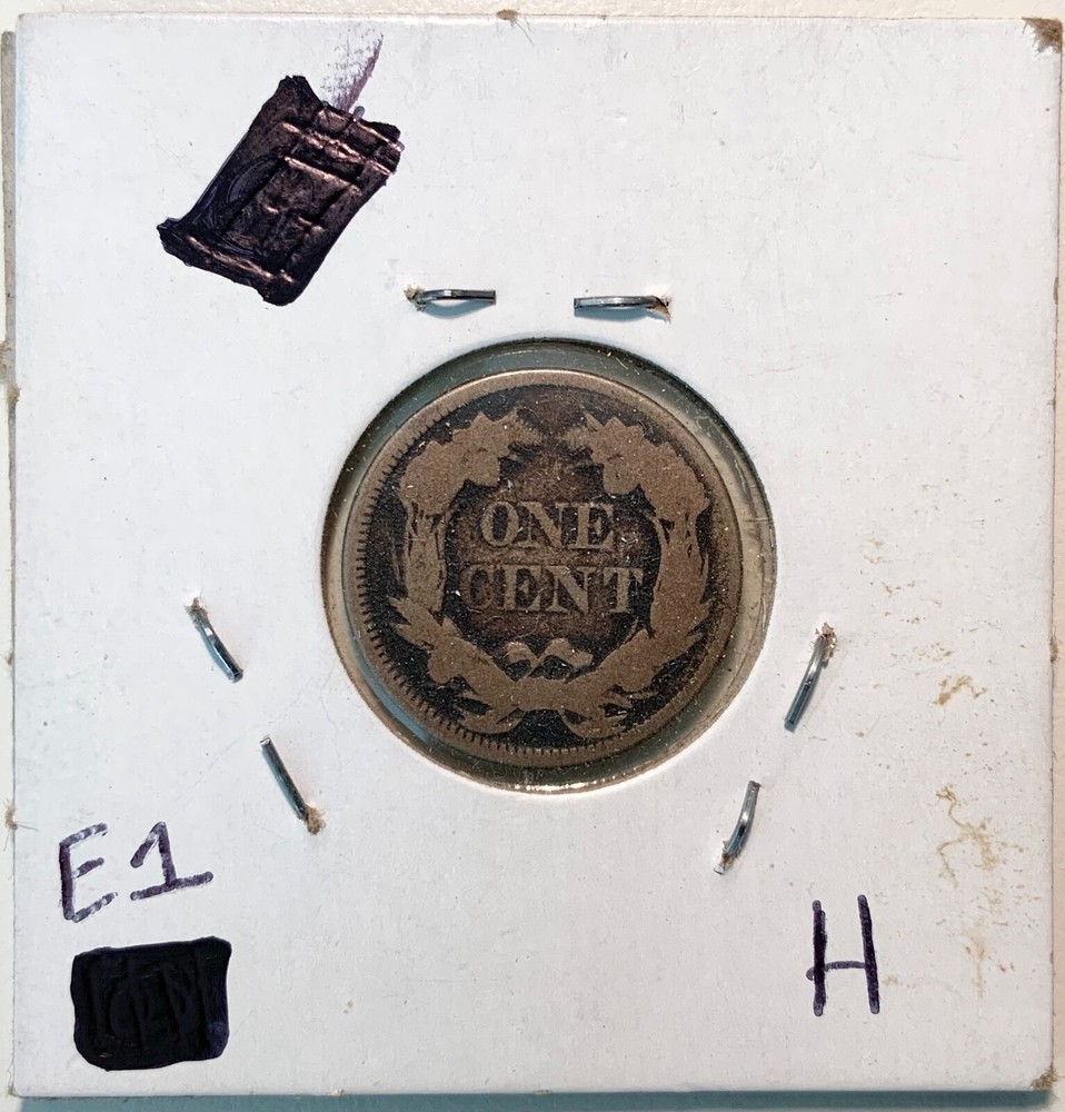 1857 United States Flying Eagle Cent 1c