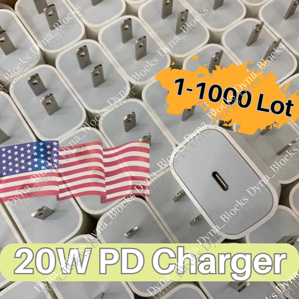 Lot 20W USB Type C Power Adapter Fast Charger Cube Block For iPhone iPad Android