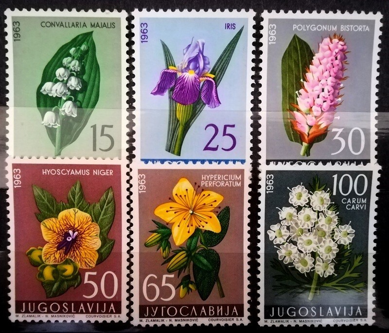 YUGOSLAVIA 1963  - FLORA MNH