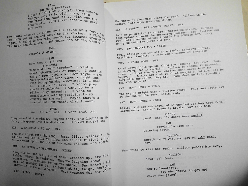 The Old Boy, by Stephen Metcalfe - original screenplay, 2001
