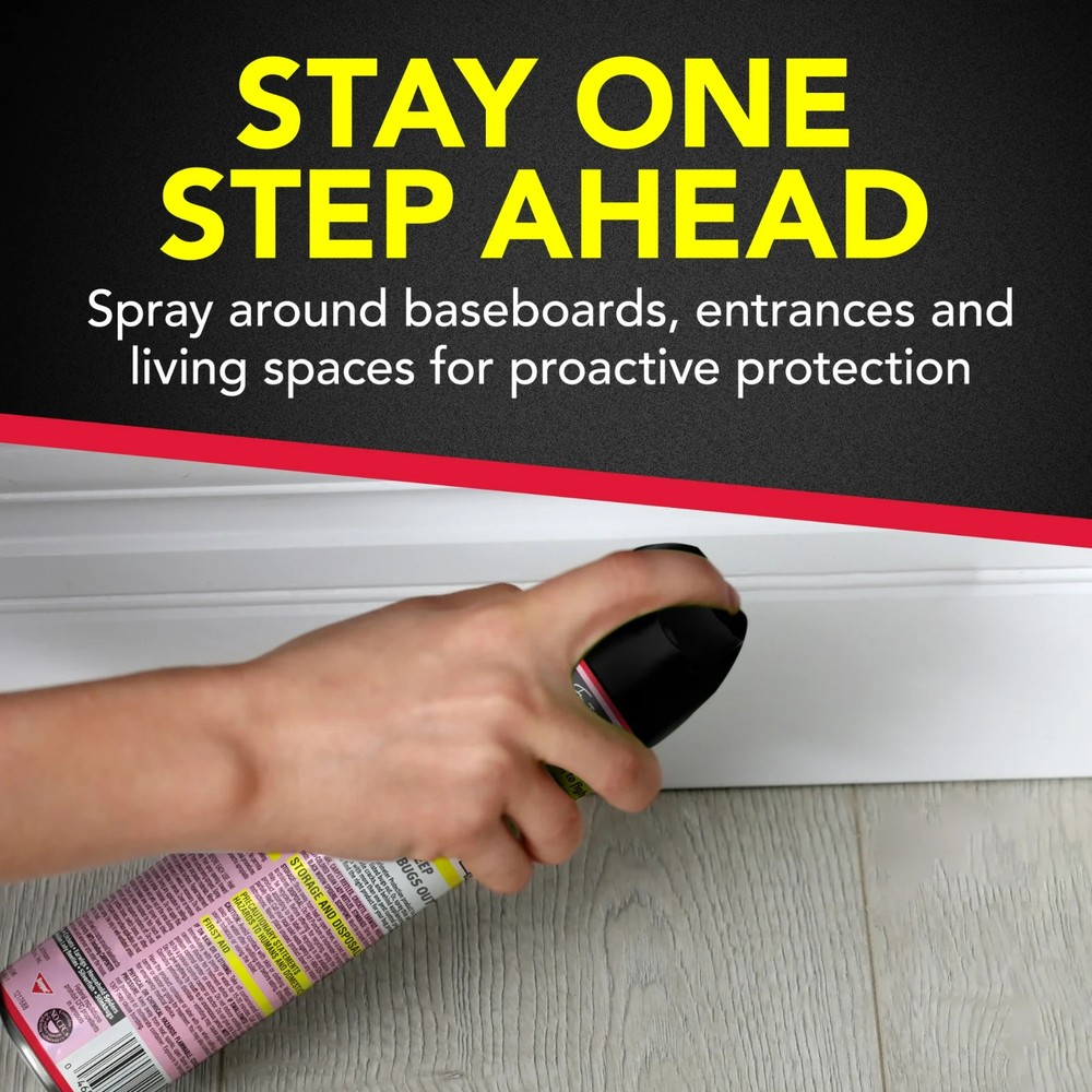 Raid Ant & Roach Killer Spray For Listed Bugs, Keeps Killing for Weeks