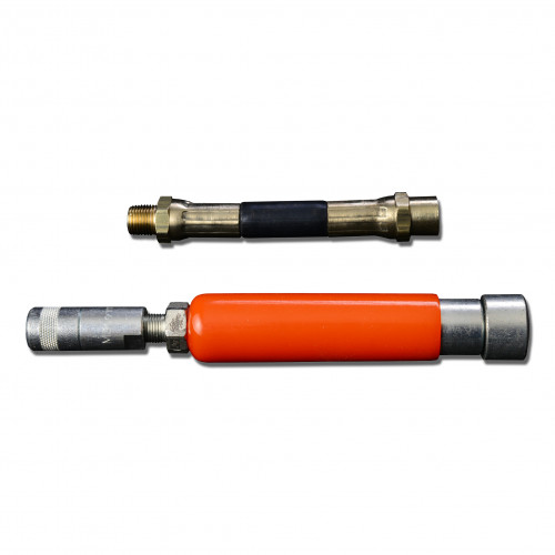 Zerk Zapper Grease Fitting Tool with hose extension