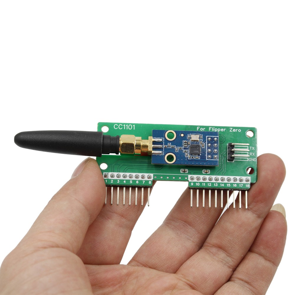 For Flipper CC1101 SubGhz External SubGhz Module Frequency Analyzer 433MHz