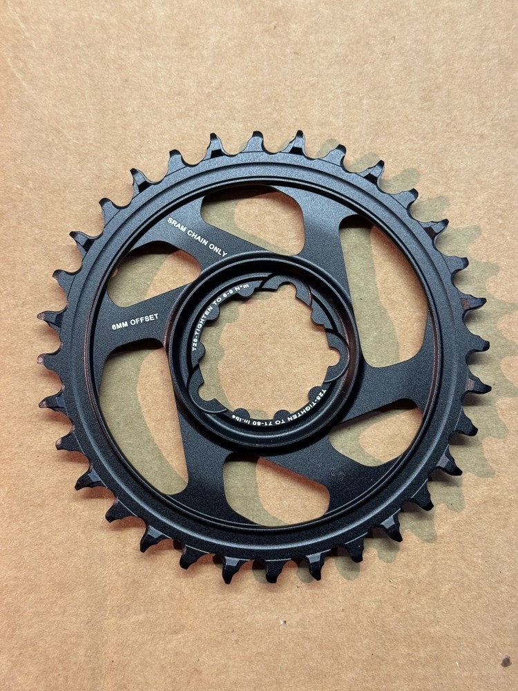 SRAM X-Sync Eagle Chainring 32t SRAM Direct Mount 6mm Offset 12-Speed Blk