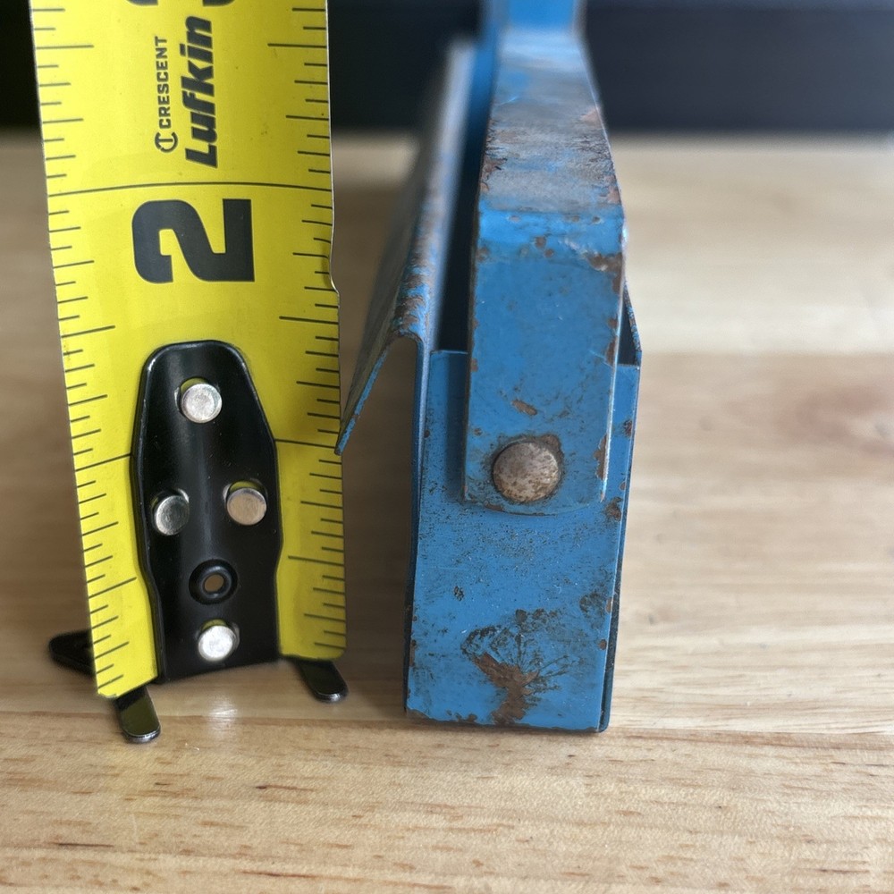 Matco Tools 12.5" Long Deep Socket Tray Holder Organizer Blue Vintage