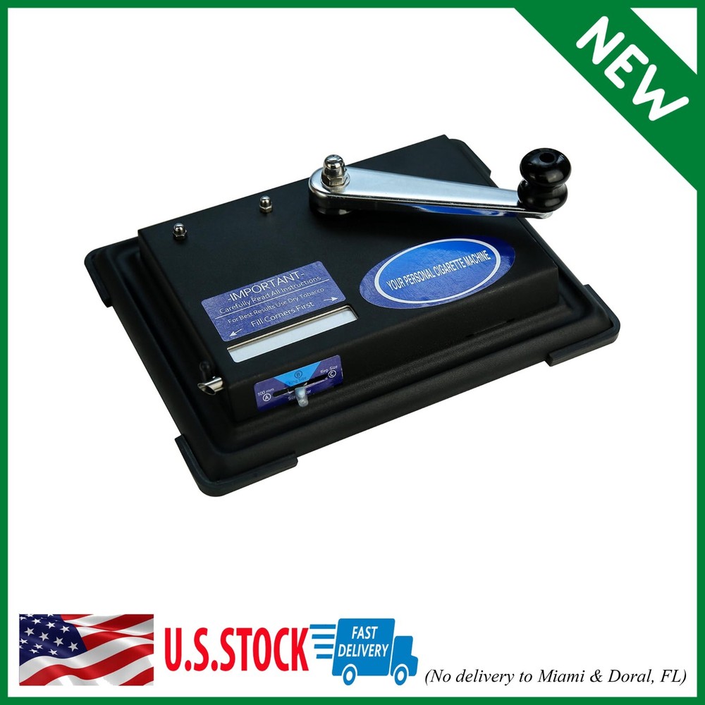 Cigarette Rolling Machine, Tobacco Hand Operation Injector Maker Roll Your Ow