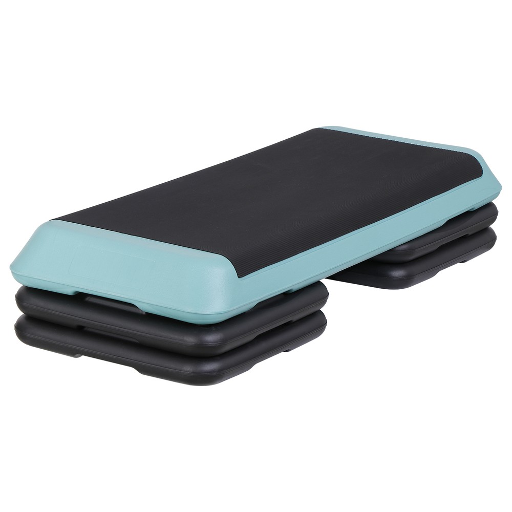 43'' Fitness Exercise Stepper Training Aerobic Step Board Workout Riser Green