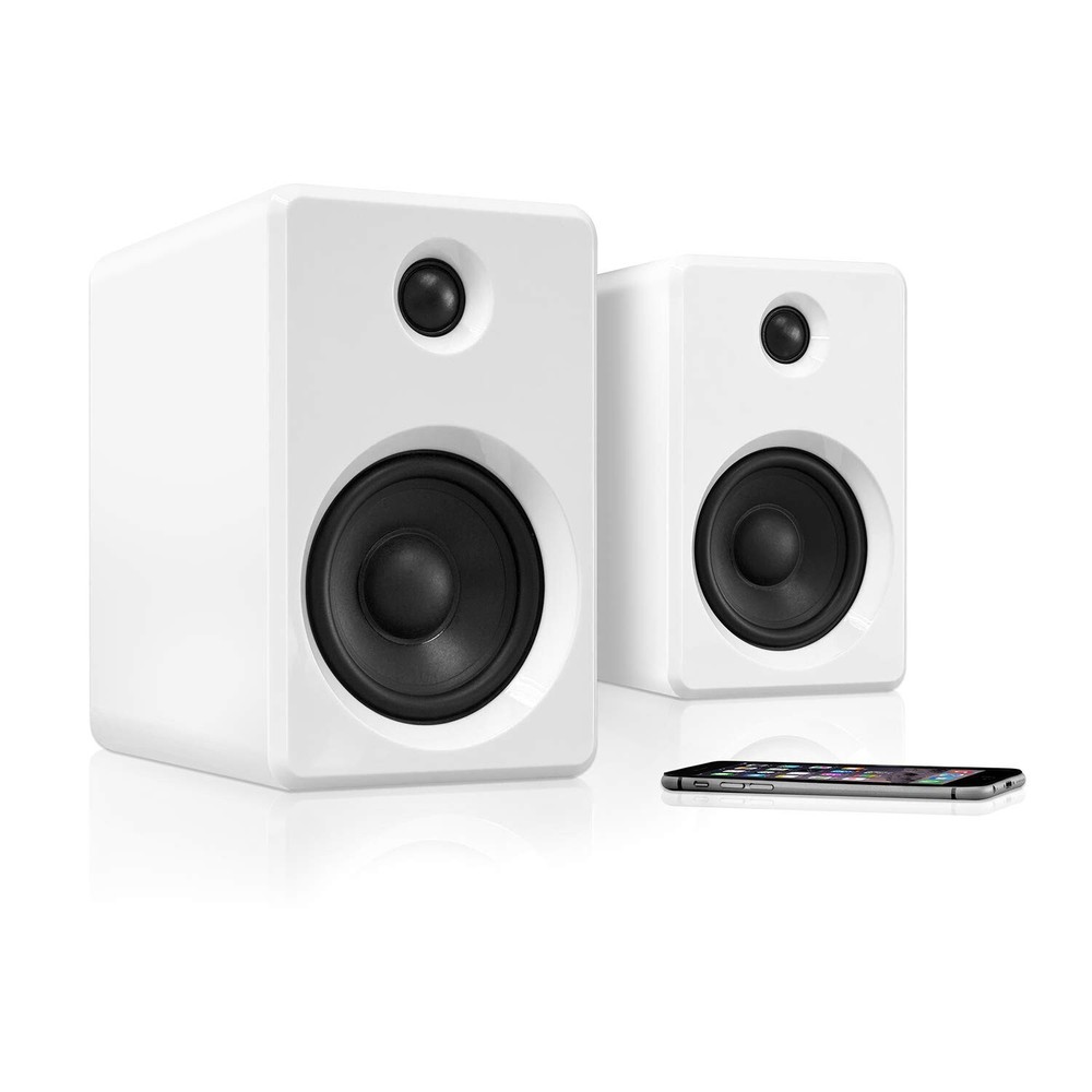 Innovative Technology - ITSB-421 Portable Bluetooth Speakers (2-Piece) - White