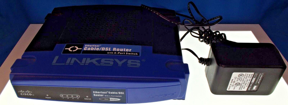 LINKSYS BEFSR41 EtherFast Cable DSL Router with 4-Port Switch