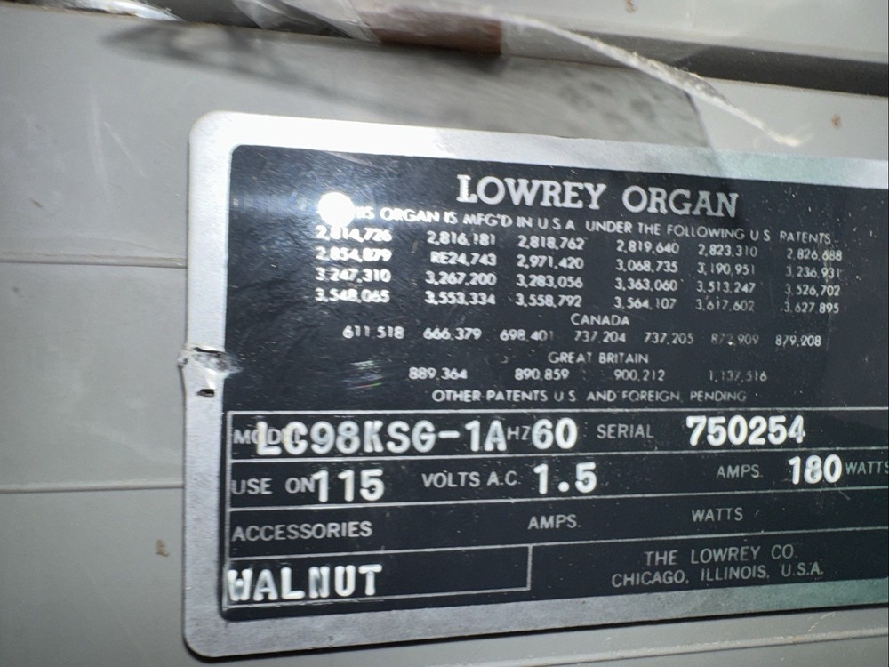 lowery solid state amplifier With Petal