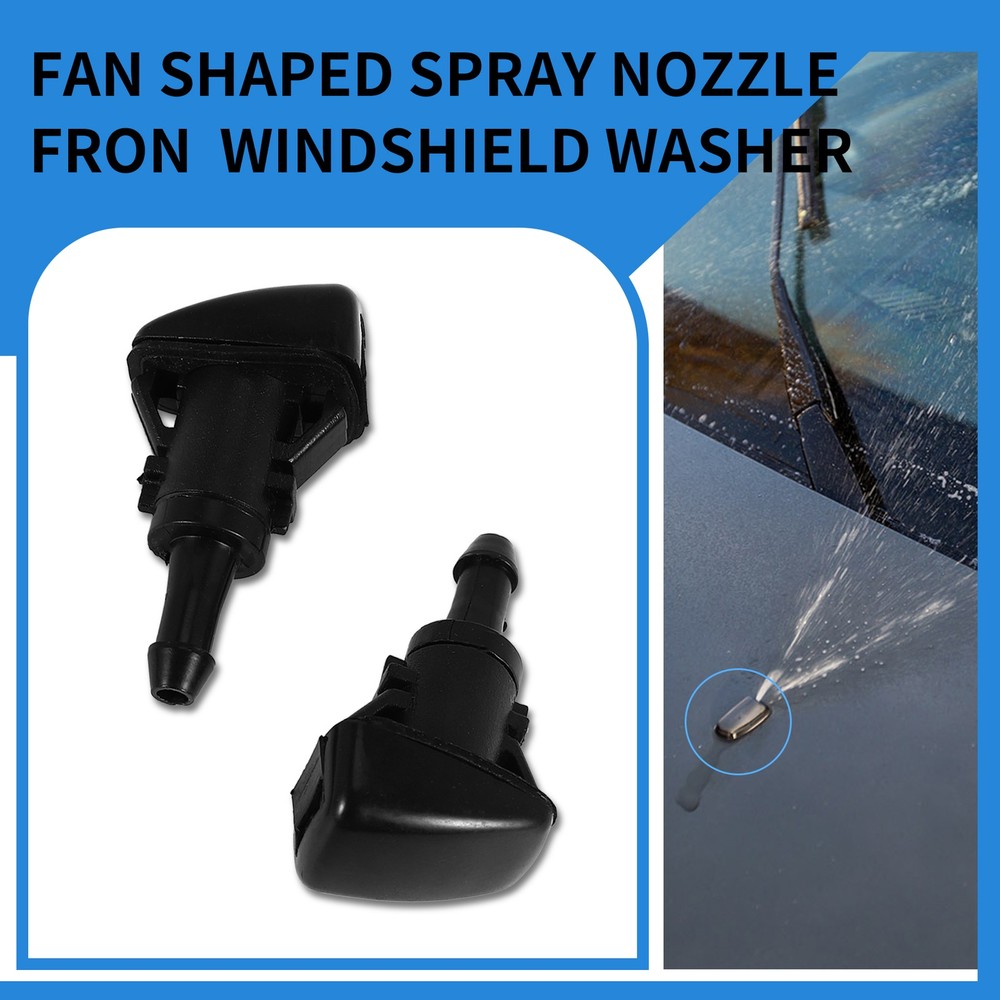 4 Pack Front Windshield Washer Nozzles Wiper Kit Replacement for 9933