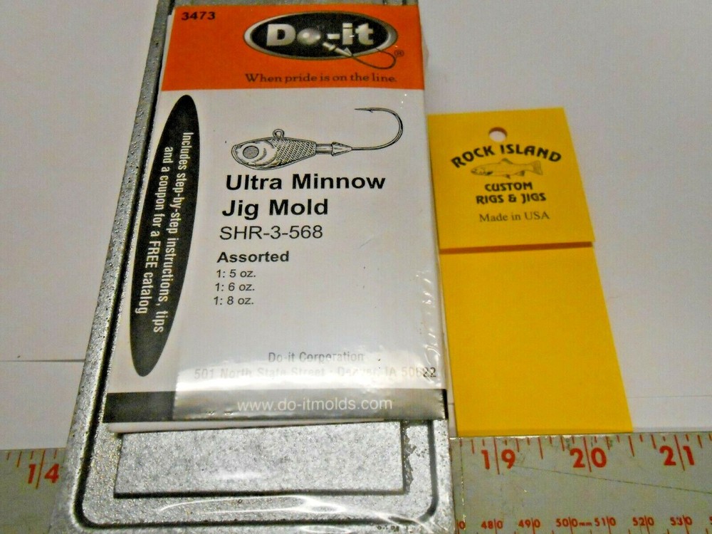 3473 Do-It Ultra Minnow Jig Mold 5, 6, 8 oz