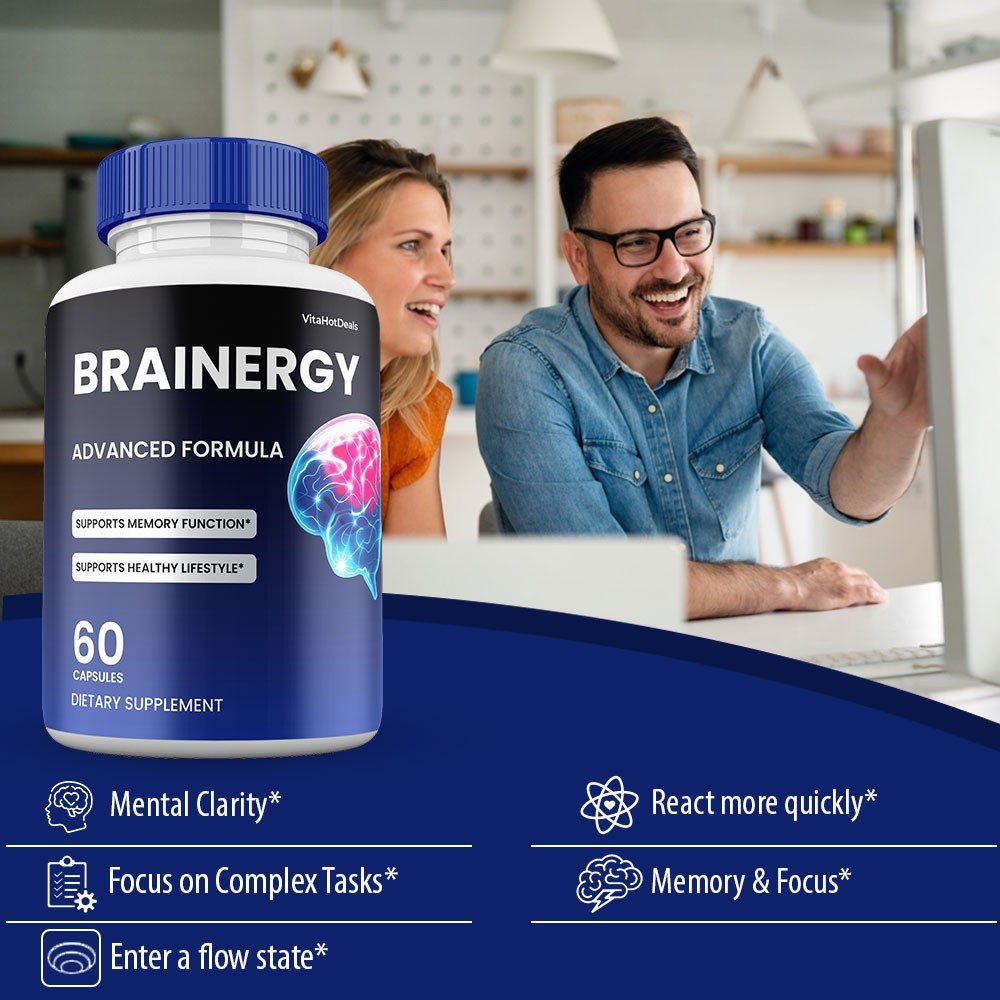Brainergy Capsules, Max Strength, Brain ergy Cognitive Supplement (3 Pack)