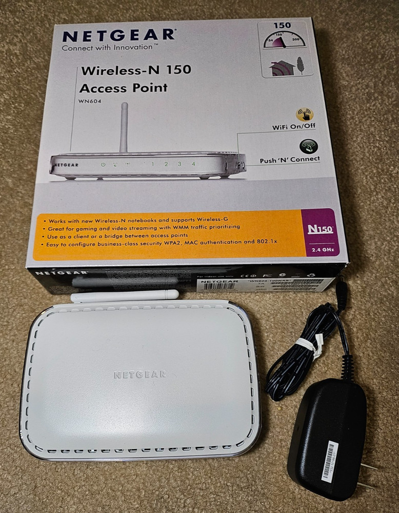 NetGear Wireless-N 150 Access Point WN604