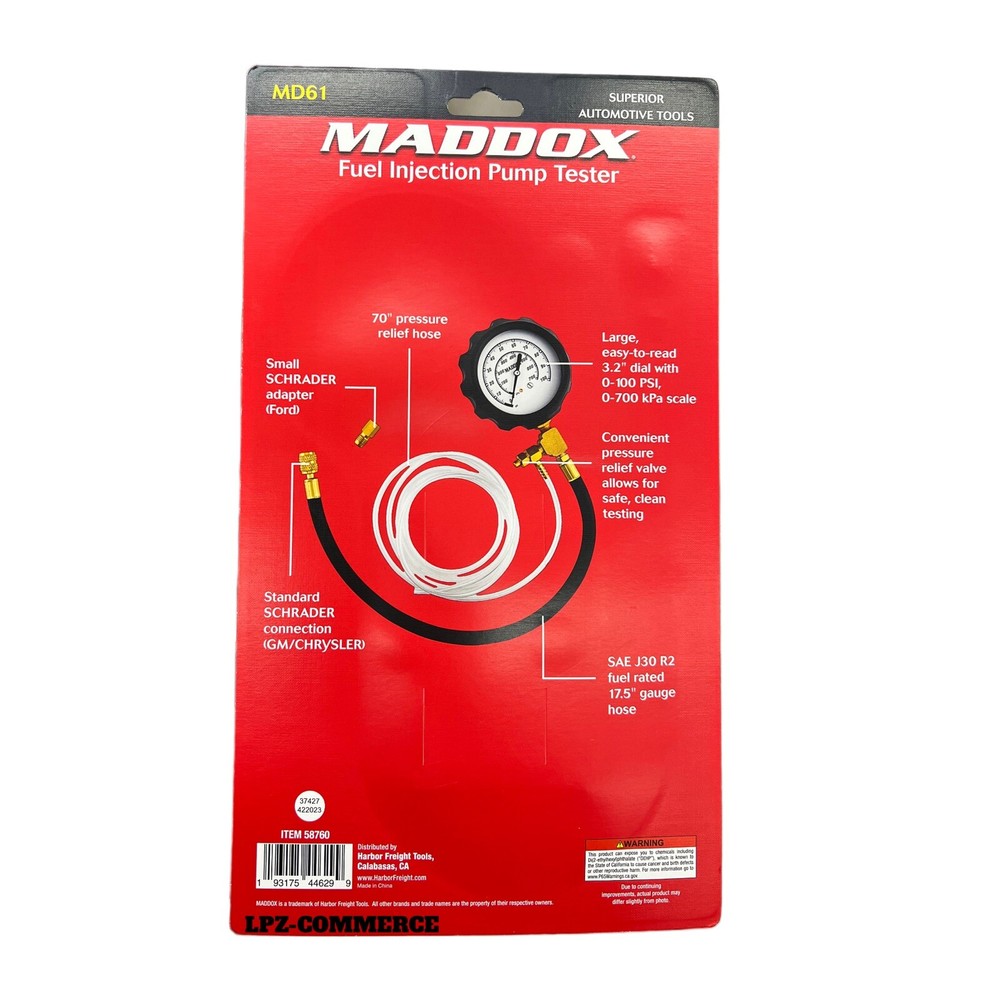 MADDOX MD61 fuel injection pump tester