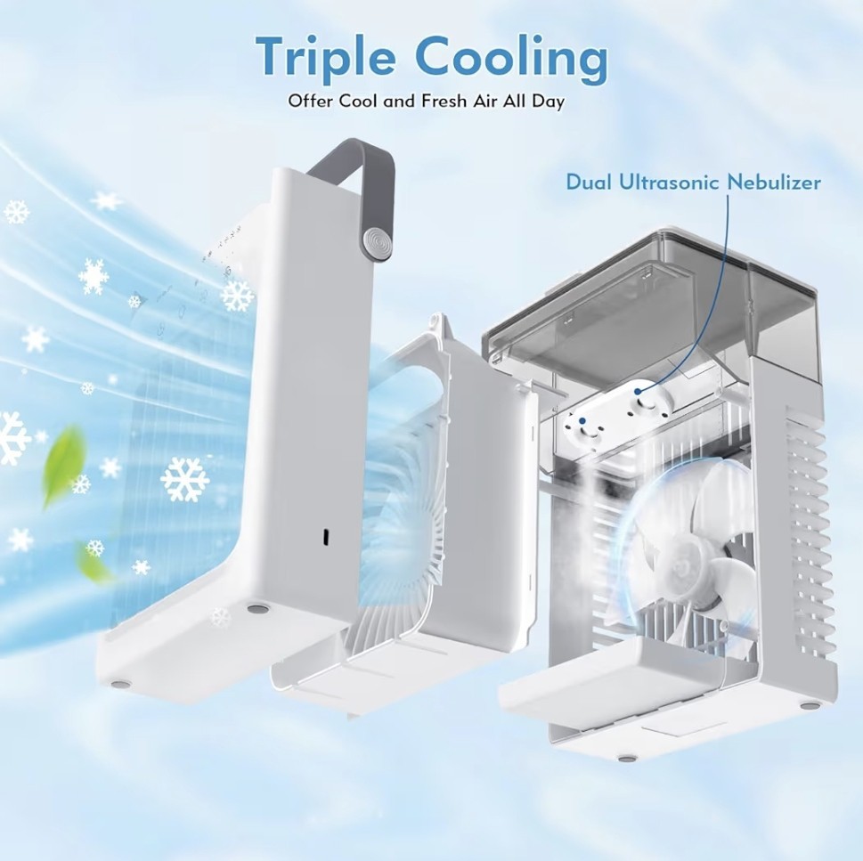 LUXURY Portable Air Conditioners 3-in-1 AC Unit Personal Mini Air WE SHIP OVERSE