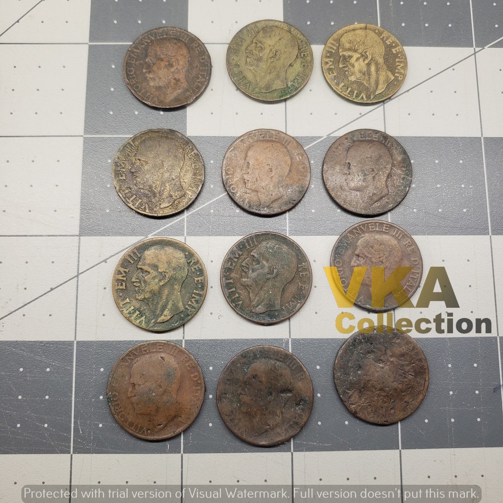 Italian Interwar-WWII Centisimi Coins