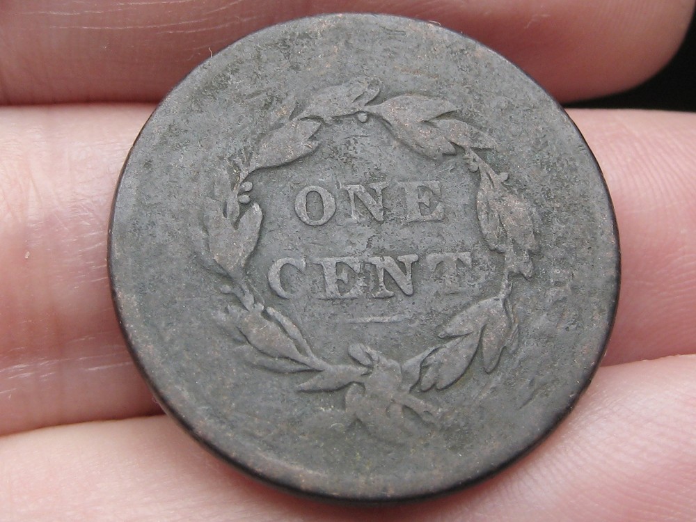 1835-1839 Matron Head Modified Large Cent Penny- Young Head