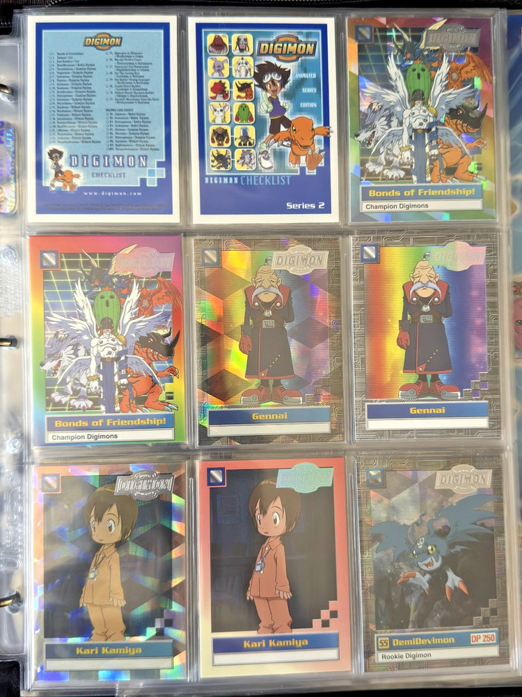 1999 DIGIMON UPPER DECK MASTER SET HOLO SERIES 1+2 PRE-RELEASE+ULTIMATE - 5 SETS