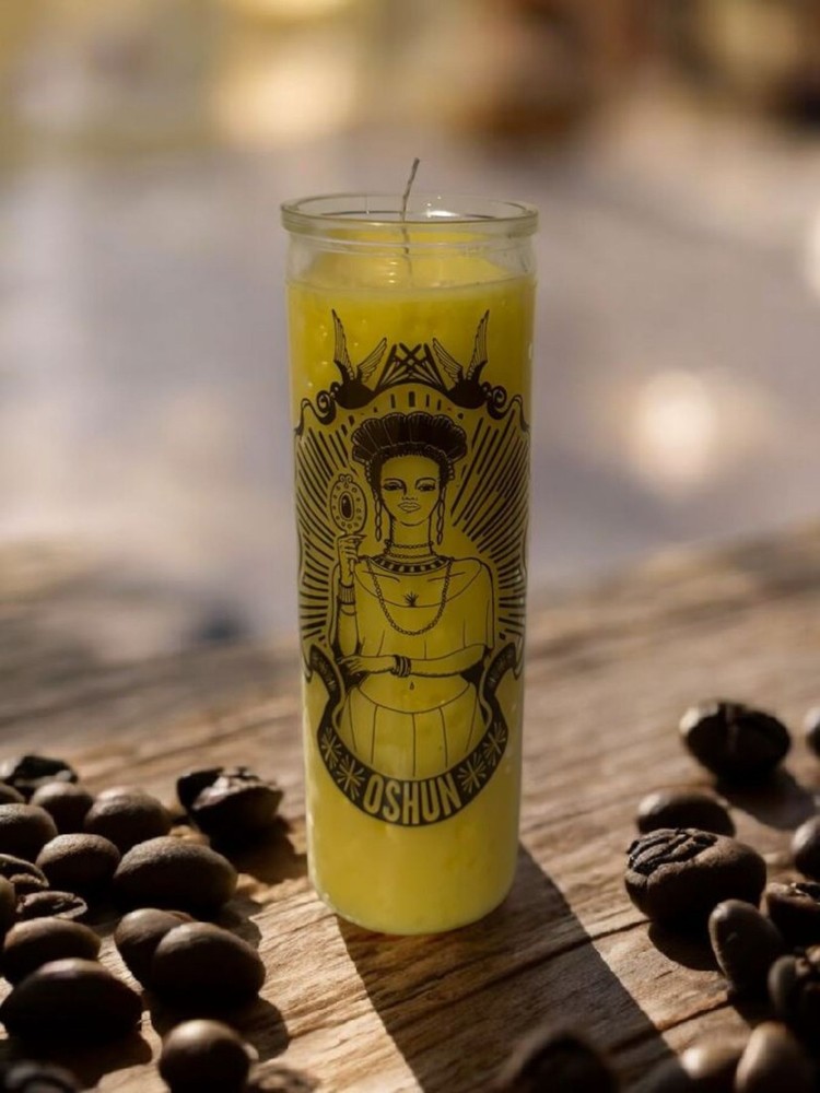 Oshun Orisha Candle, 7 Day