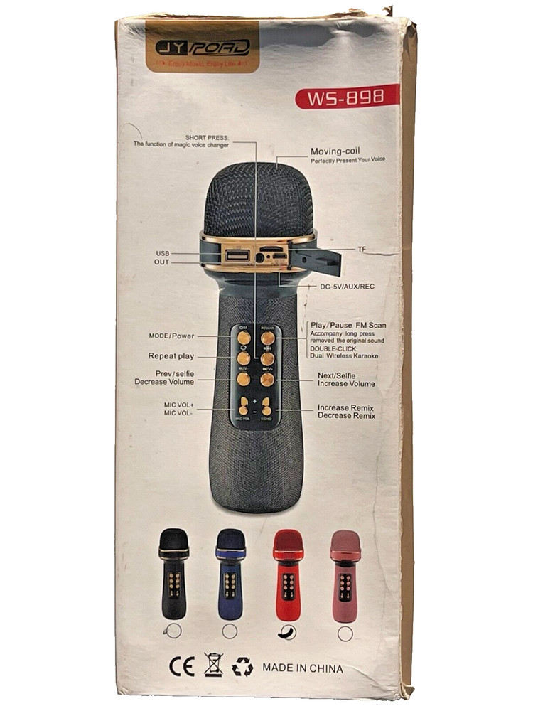 TWS KARAOKE TREASURE WIRELESS MICROPHONE / SPEAKER.