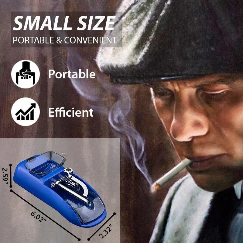 Cigarette Machine Automatic Electric Rolling Roller Tobacco Injector Maker US