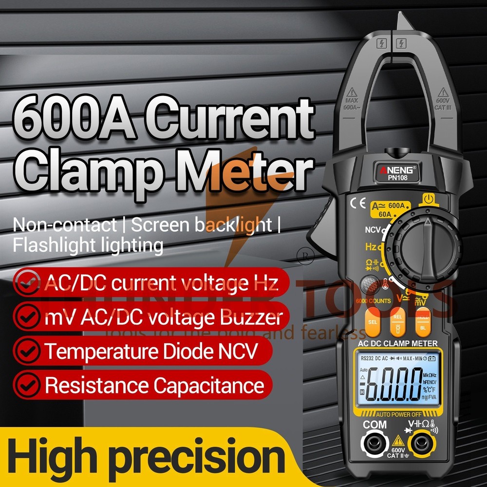 Thunder Tools ANENG PN108 Digital Clamp Meter Voltage Current Tester