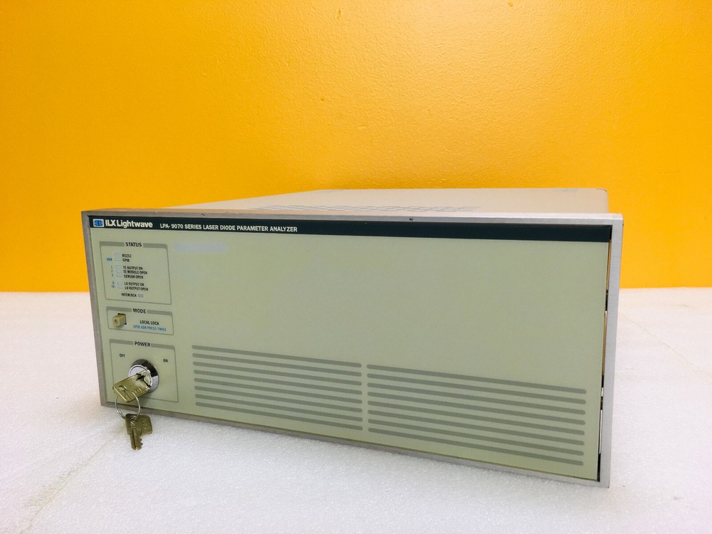 ILX Lightwave LPA-9074B 1000 / 3000 mA Laser Diode Parameter Analyzer. Tested!
