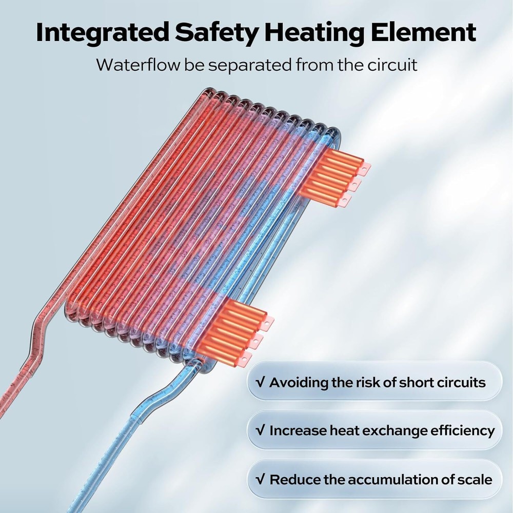 ORBEK 14000 W Tankless Water Heater Electric On Demand Instant Hot Water Heater