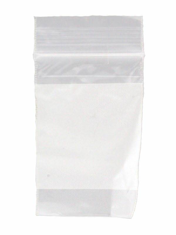 Ziptop 2x3 Clear Re-closeable Poly Bags, 2 mil 25 pack