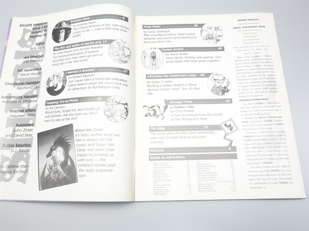 Shadis Magazine: Issue # 40