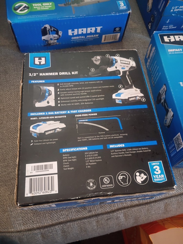 4 brand new hart tools