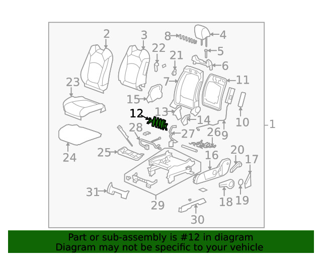 Genuine GM Lumbar Support 15899785