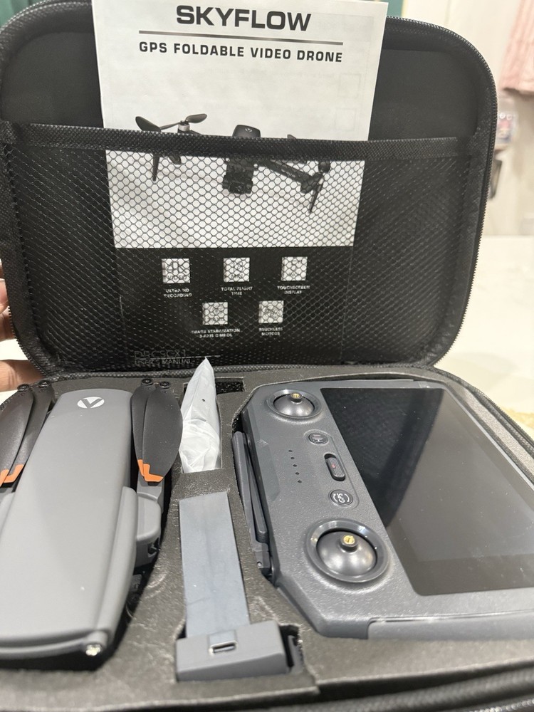 SkyFlow GPS Foldable Video Drone with 4K