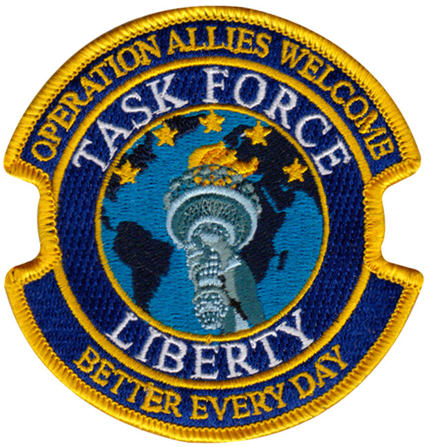 USAF - OPERATION ALLIES WELCOME – TASK FORCE LIBERTY PATCH