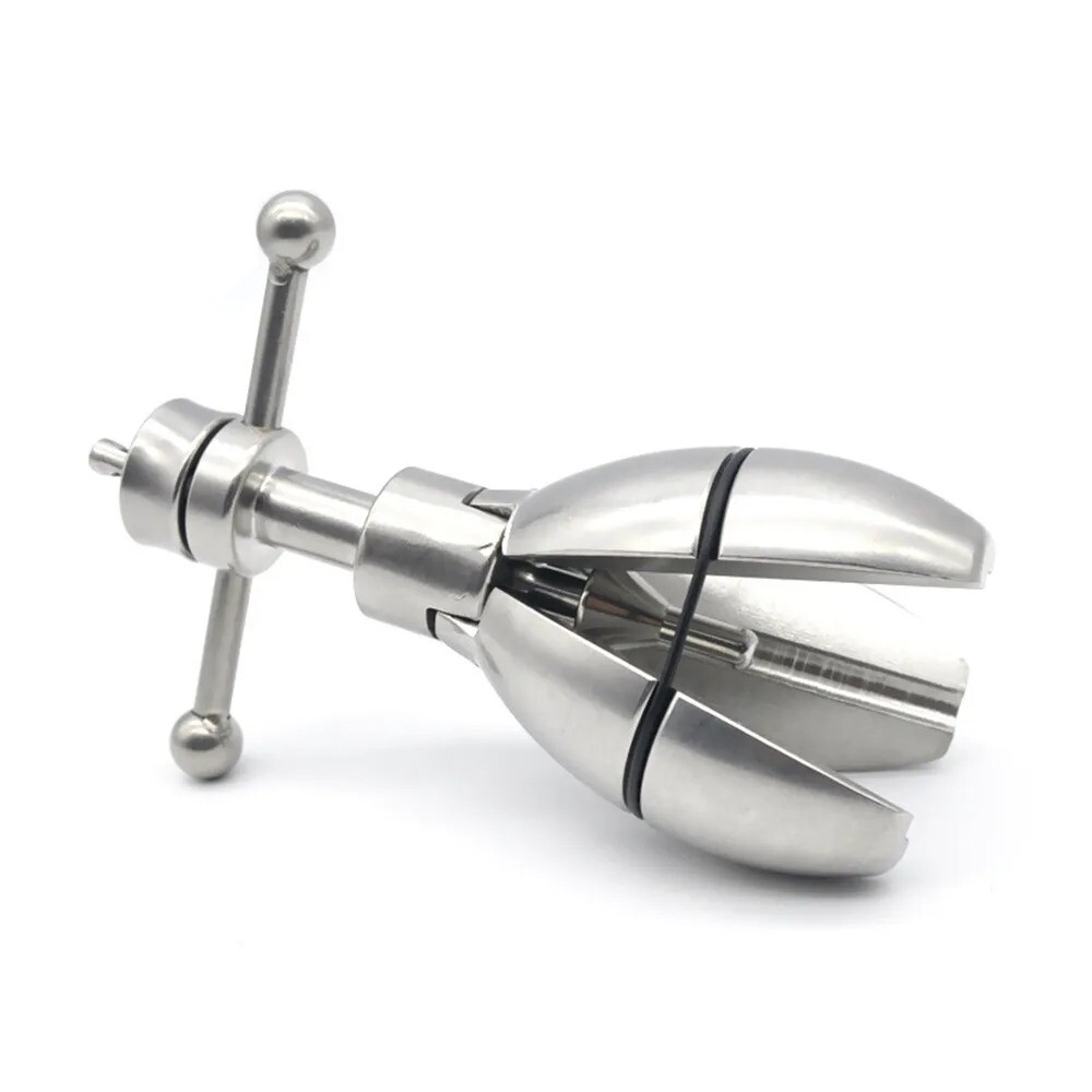 Huge Plug Extreme Spreader Dilator Vaginal Speculum Chastity Device Adjustable