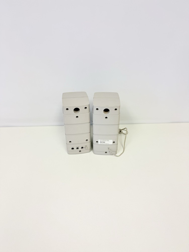 Vintage Altec Lansing Multimedia Computer Speaker ACS 5 Pair Tested