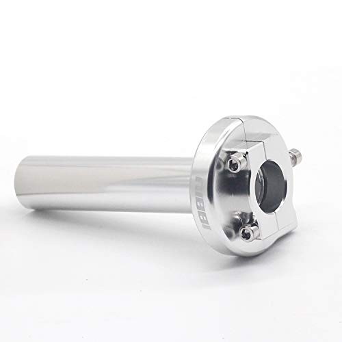 New Throttle Grip Replacement High Performance Adjustable Modified silver