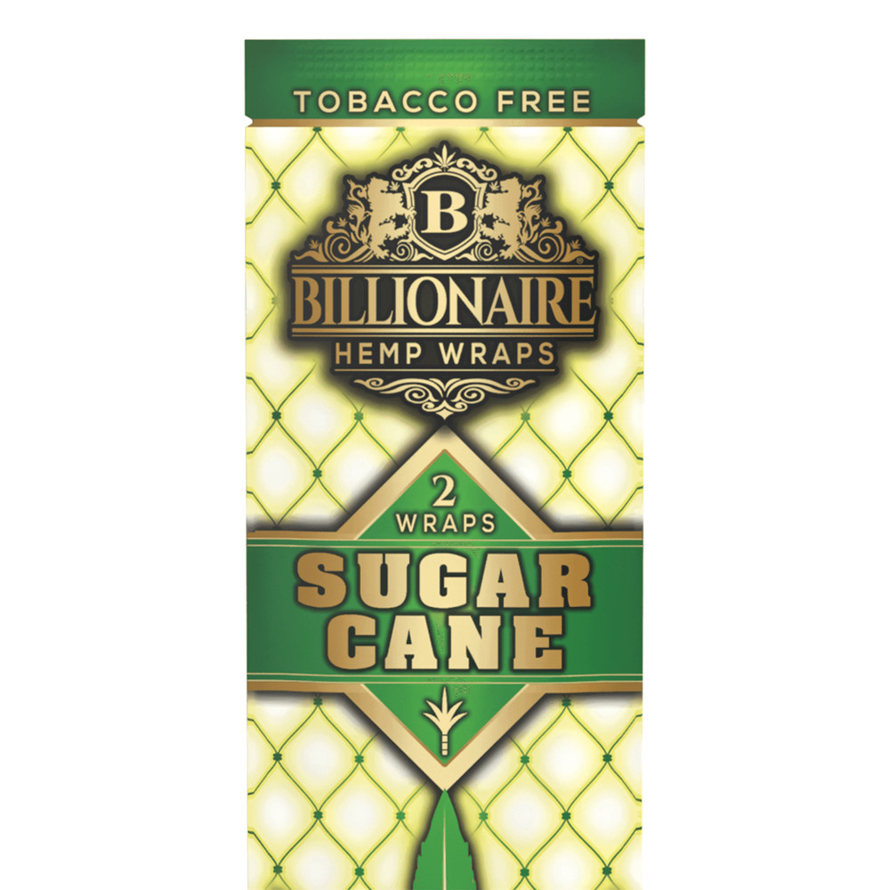 Billionaire Wraps - Sugar Cane Rolling Paper - (1 Pouch)