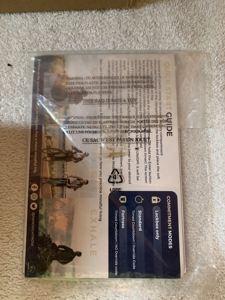 Mindsight Timed Lock Box (NIB)