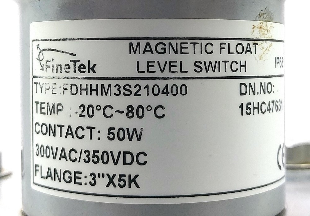 FineTek FDHHM3S210400 Magnetic Float Level Switch