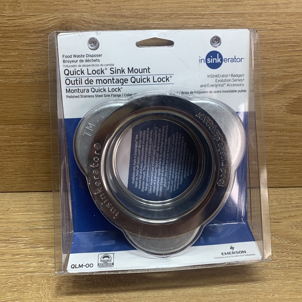 InSinkErator Quick Lock Mount, Stainless Steel For Garbage Disposal QLM-00